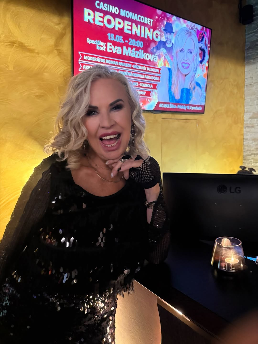 Speváčka Eva Máziková.