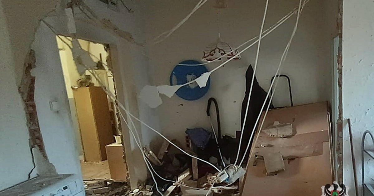 Wybuch w Wałbrzychu. Pijany mężczyzna chciał tylko zapalić papierosa