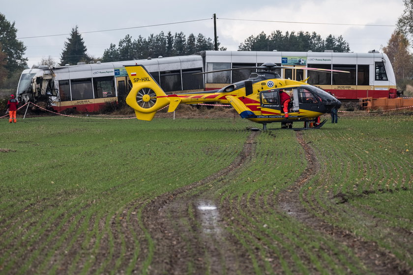 Wypadek szynobusu w miejscowości Nowe Gronowo