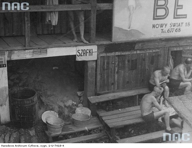 Warszawa. Plaża braci Kozłowskich