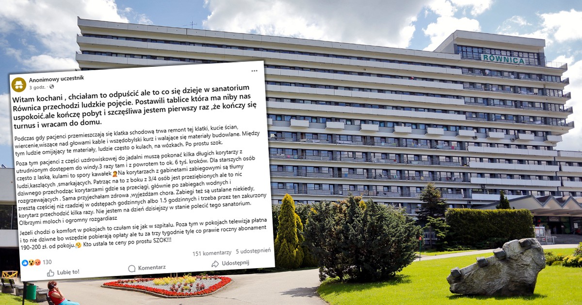 Kuracjuszka opisała skandaliczne sceny w znanym sanatorium. "To przechodzi ludzkie pojęcie"