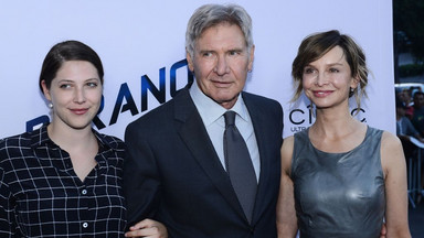 Harrison Ford i Calista Flockhart na premierze filmu "Paranoja"