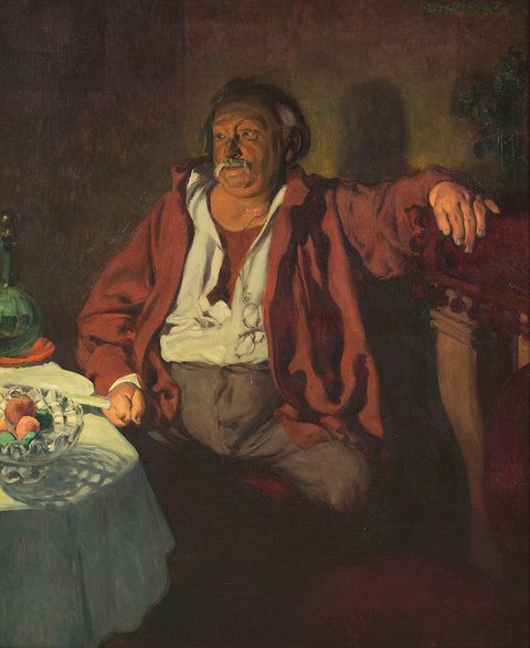 Józef Mehoffer, portret Aleksandra Dejeana, 1895-96