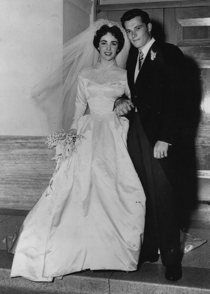 Elizabeth Taylor i Conrad Hilton, 1950