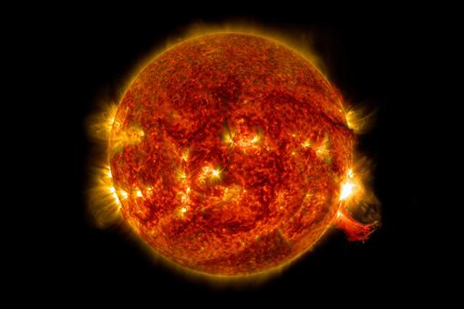 Sun Emits Mid-Level Solar Flare