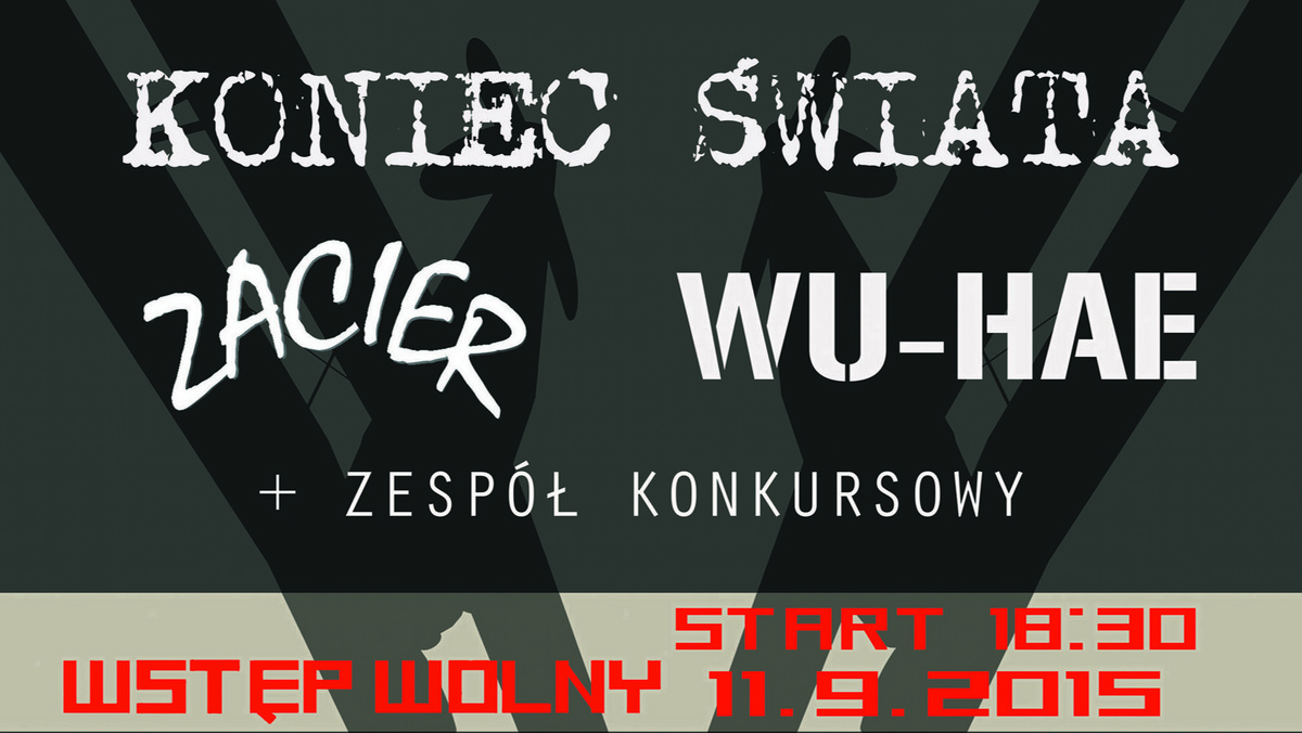 Rusza pierwsza edycja krakowskiego festiwalu Nowa huta Alternative w Nowej Hucie. Po wielu latach prób i starań organizatorom udało się dopiąć wszystko na ostatni guzik. Celem festiwalu jest promowanie muzyki alternatywnej w szerokim ujęciu. Na scenie wystąpią Koniec Świata, WU-HAE i Zacier. Wydarzenie odbędzie się 11 września w Muzeum Lotnictwa Polskiego w Krakowie. Wstęp na koncert jest bezpłatny.