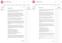 Informacja o prawie łaski na stronie prezydenta została zmieniona. Coś przybyło