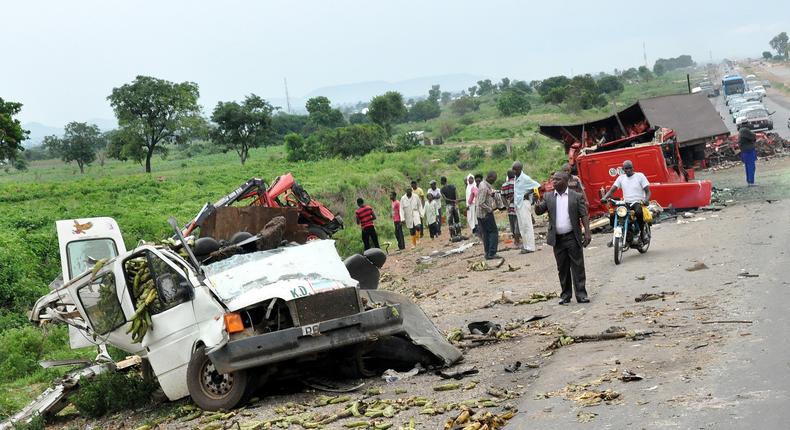 Death toll in Kogi road accidents rises to 22/Illustration. 