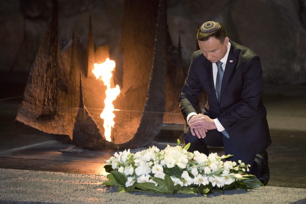 Andrzej Duda w Yad Vashem