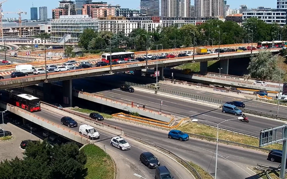 Mostarska petlja i gužve zbog sudara