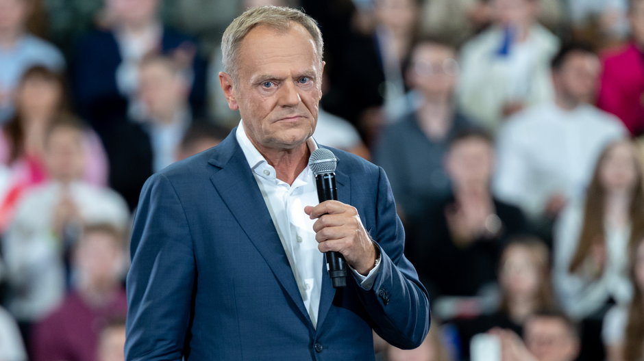 Donald Tusk na konwencji PO w Radomiu