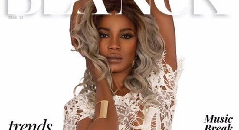 Seyi Shay on the cover of Blanck Magazine 