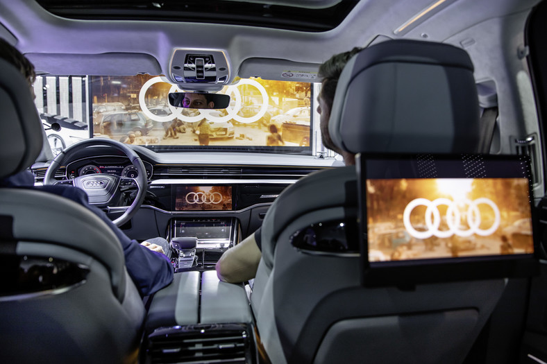 Kino samochodowe Audi Immersive In-Car Entertainment