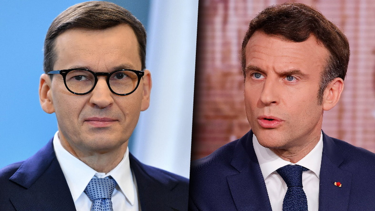 Emmanuel Macron ostro o Mateuszu Morawieckim. "Skrajnie prawicowy antysemita"