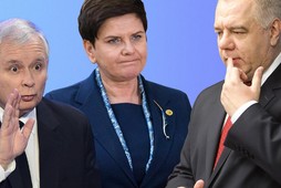 Jarosław Kaczyński, Beata Szydło, Jacek Sasin