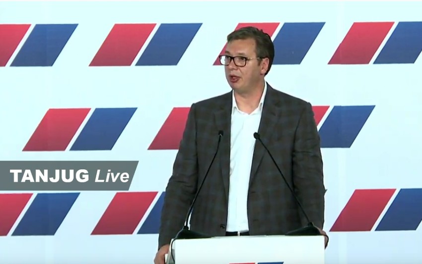 Vučić na sednici glavnog odbora SNS-a