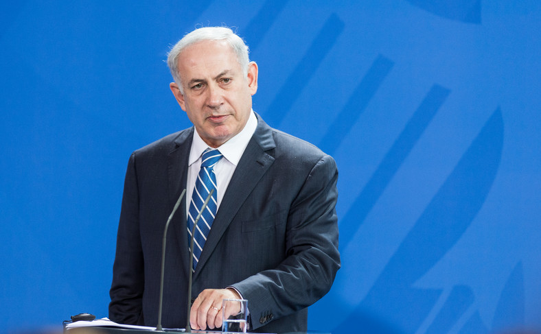 Premier Izraela Benjamin Netanjahu, Berlin, 16 lutego 2016 r.