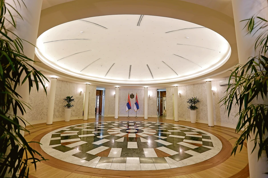 Ovalni hol koristi se za obraćanje zvaničnika medijima