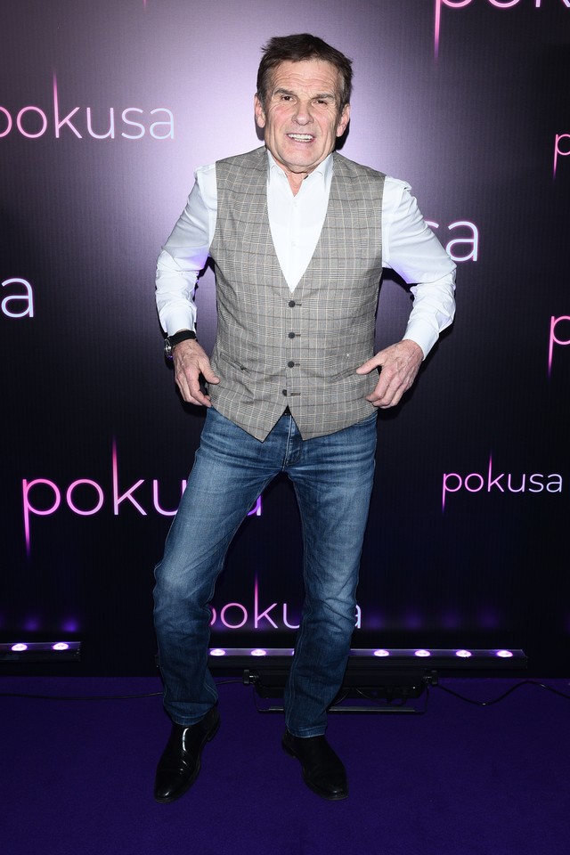 Marek Włodarczyk na premierze "Pokusy"