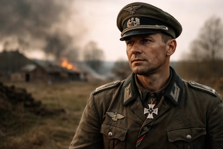 Nemački oficir - ilustracija