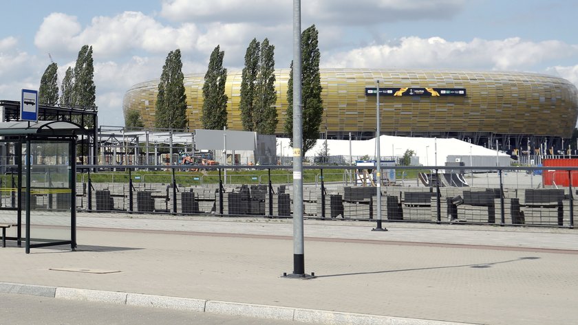 Stadion w Gdańsku.