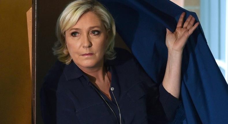 Marine le Pen wins a seat in parliament, but her FN colleagues won only four to eight seats, which are too few to form a parliamentary group