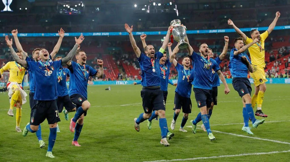 Italija je osvojila Evropsko prvenstvo 2021. na Vembliju | Foto: Getty Images