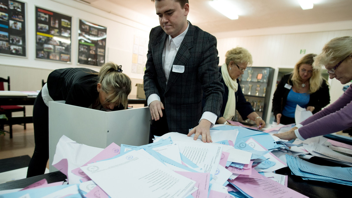 PiS nieznacznie przed PSL wygrało w ybory do sejmiku województwa łódzkiego - to nieoficjalne, cząstkowe wyniki podane dziś rano przez Państwową Komisję Wyborczą. Dopiero na trzecim miejscu znalazła się PO, a do sejmiku wszedł również komitet SLD Lewica Razem.