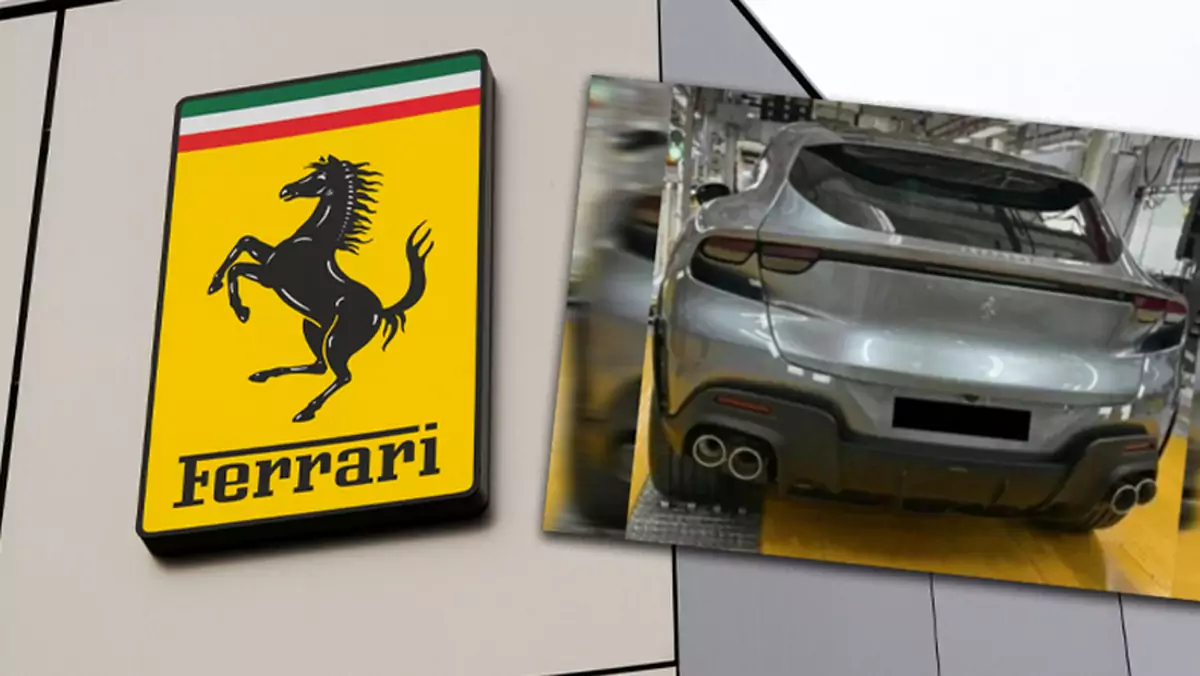 Z fabryki w Maranello wyciekły zdjęcia Ferrari Purosangue