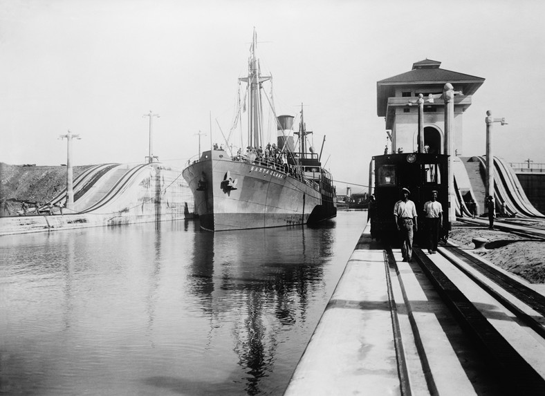 Kanał Panamski ok. 1915 r.