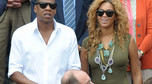 Jay-Z i Beyonce Knowles na widowni turnieju French Open