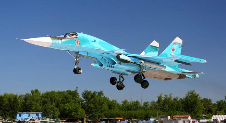 A Russian Su-34 fighter jet.Artyom Anikeev/Stocktrek Images