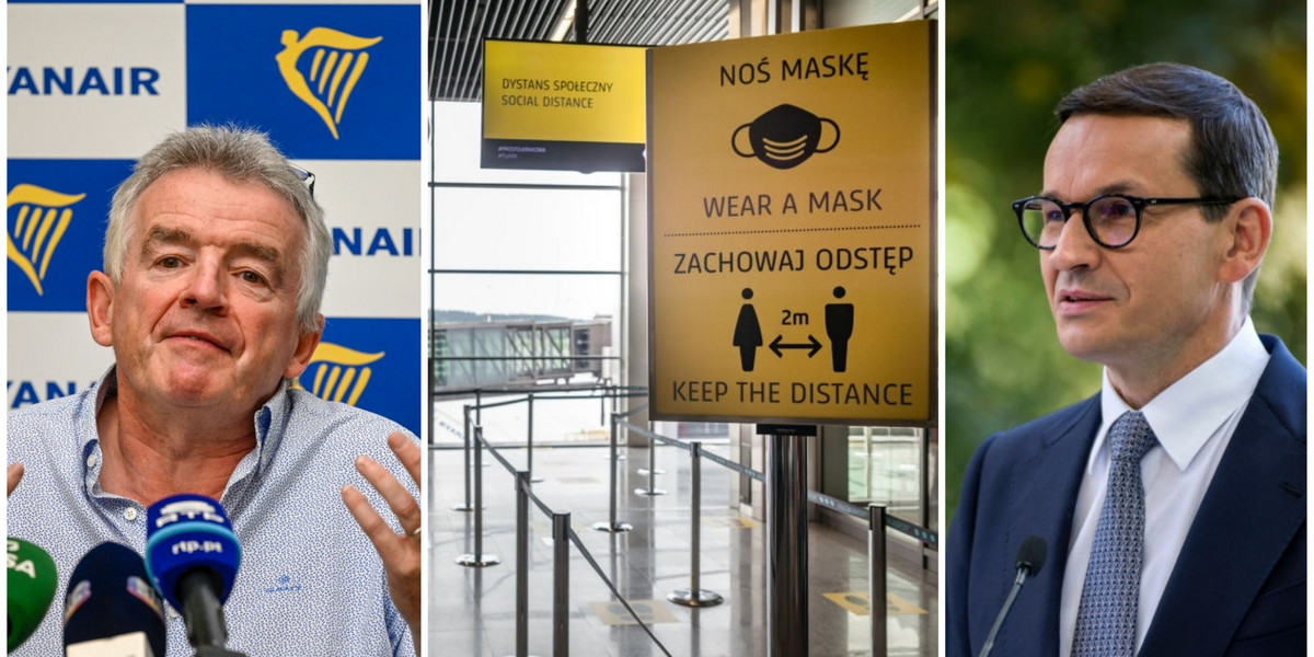 Szef Ryanaira apeluje do premiera Morawieckiego. Jego zdaniem planowane podwyżki opłat na rzecz PAŻP obniżą konkurencyjność polskiego rynku lotniczego. 