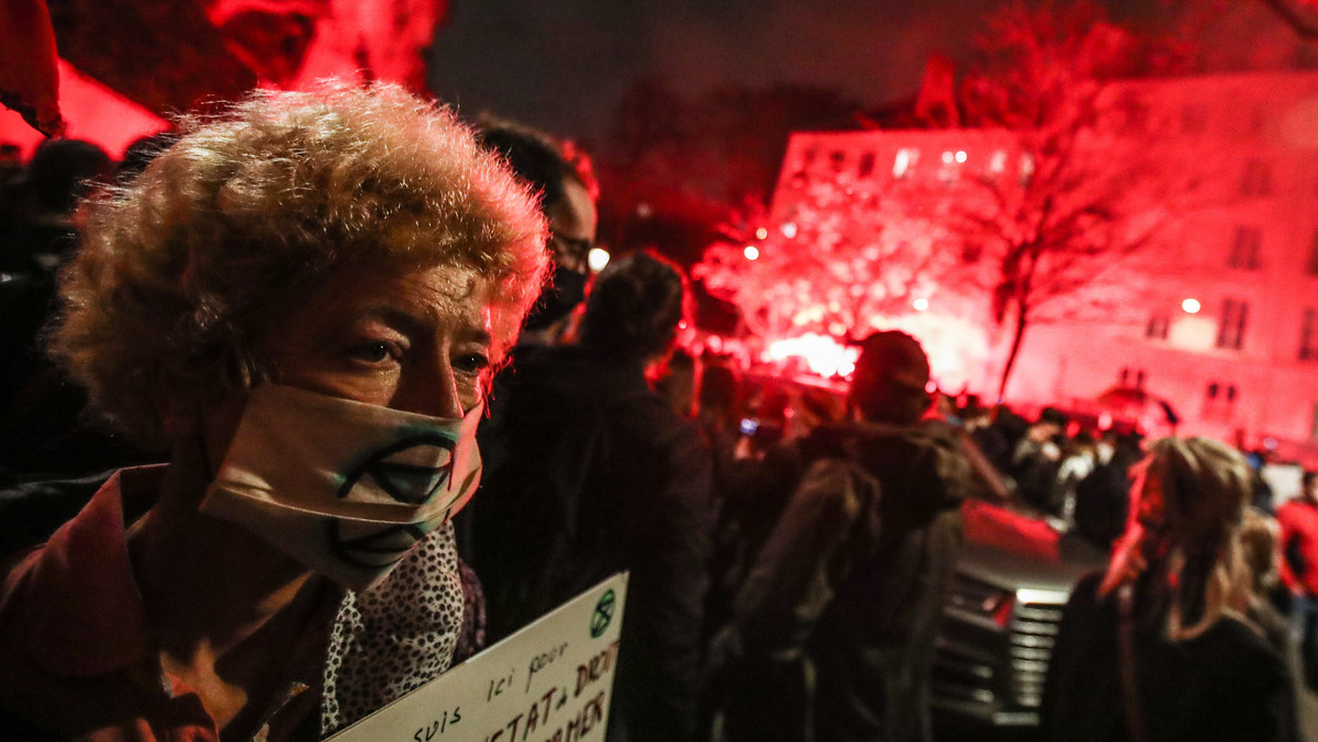 Protesty w stolicy Francji Paryżu