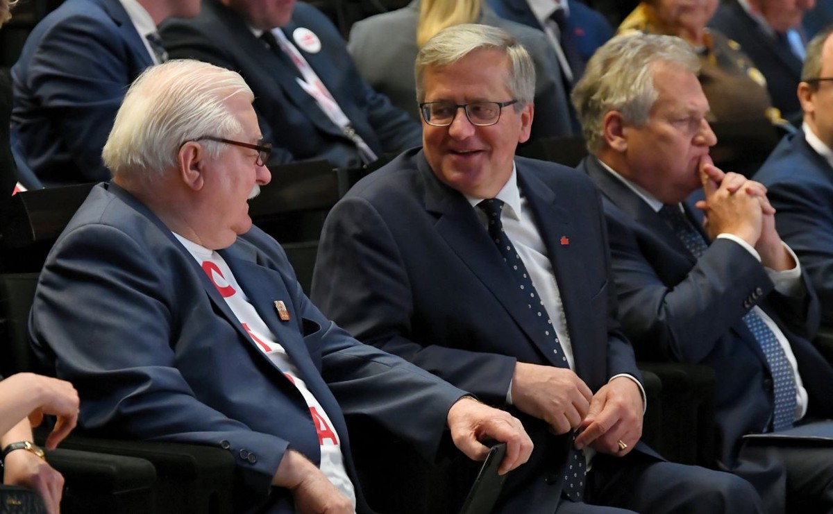 Lech Wałęsa, Bronisław Komorowski i Aleksander Kwaśniewski