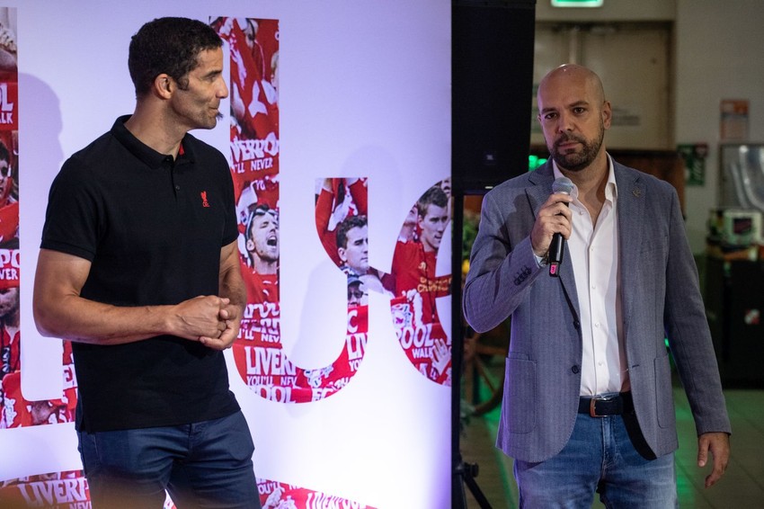 David James i Marko Simiå, marketing manager Carlsberg Srbija