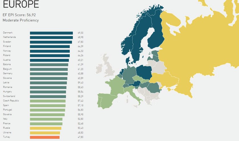 Polacy orłami w znajomości języka angielskiego