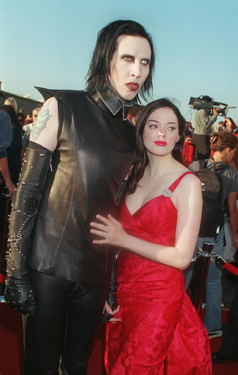 Rose McGowan i Marilyn Manson w 1999 r.