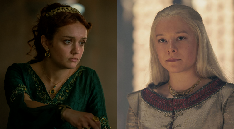 Olivia Cooke és Emma D'Arcy a Sárkányok háza főszerepeiben