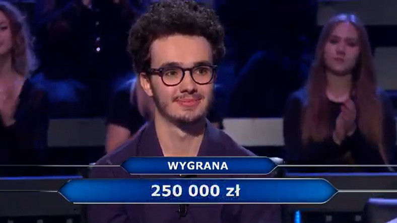 Piotr Tyburski wygrał 250 tys. zł w "Milionerach"