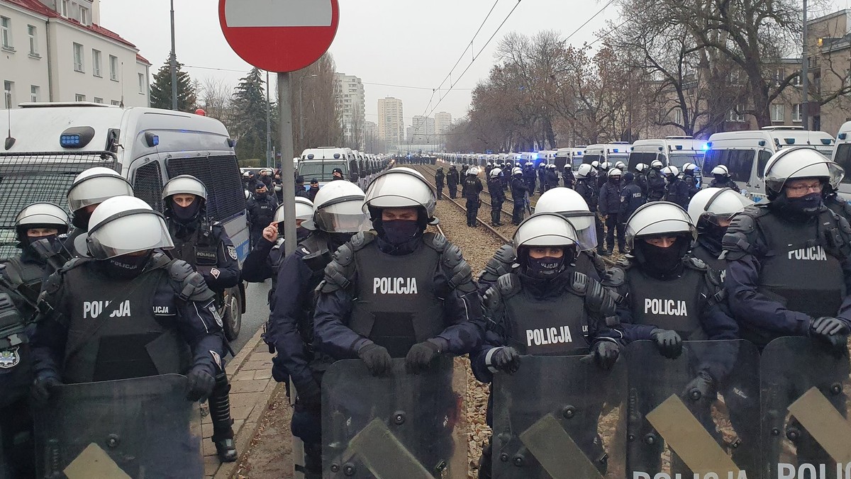 Strajk Kobiet. Protest w Warszawie, 13 grudnia 2020 [RELACJA NA ŻYWO]