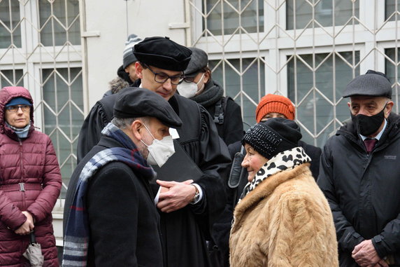 Wspólna modlitwa chrześcijan i Żydów na cmentarzu żydowskim przy ul. Głogowskiej fot. Codzienny Poznań