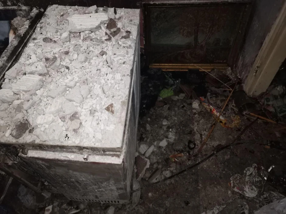 Izgled Dejanovog stana nakon požara koji je izbio u maju mesecu ove godine