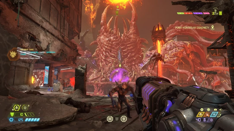 Doom Eternal - screenshot z wersji PS4