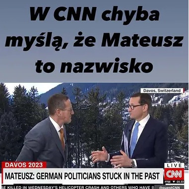 Mateusz Morawiecki w CNN