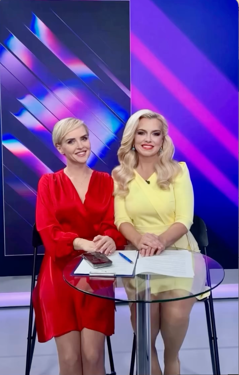 Moderátorky Kvetka Horváthová a Zlatica Puškárová.