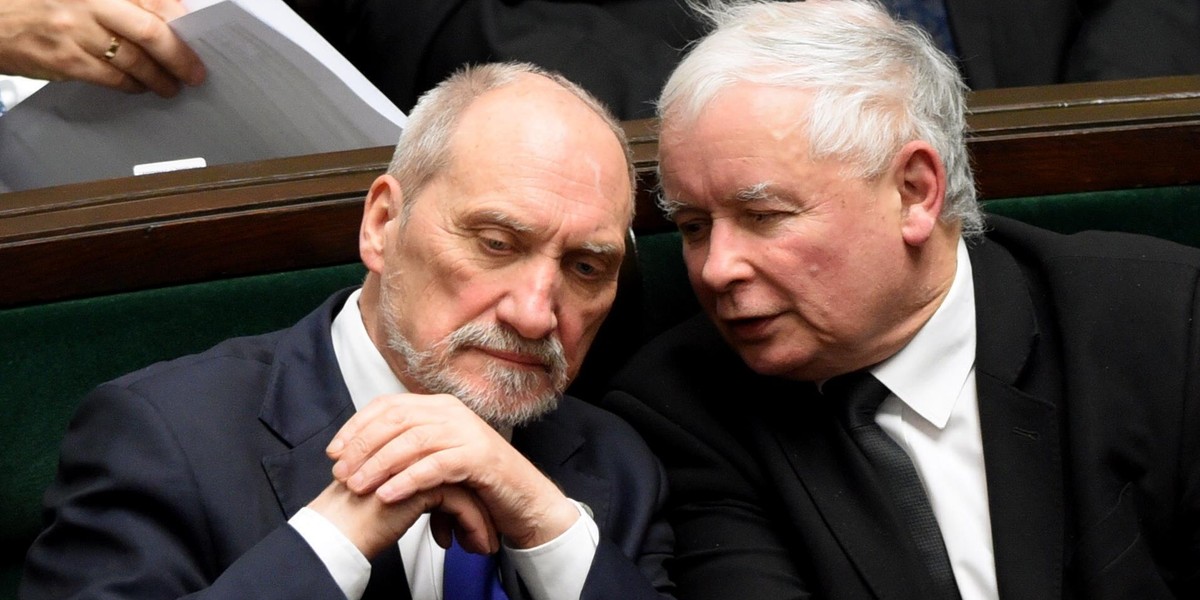 Antoni Macierewicz i Jarosław Kaczyński