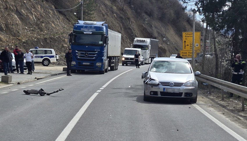 Saobraćajna nezgoda na magistralnom putu kod Novog Pazara