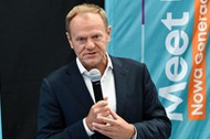 Przewodniczący PO Donald Tusk podczas spotkania z cyklu Meet Up: Nowa Generacja Platformy Obywatelskiej.