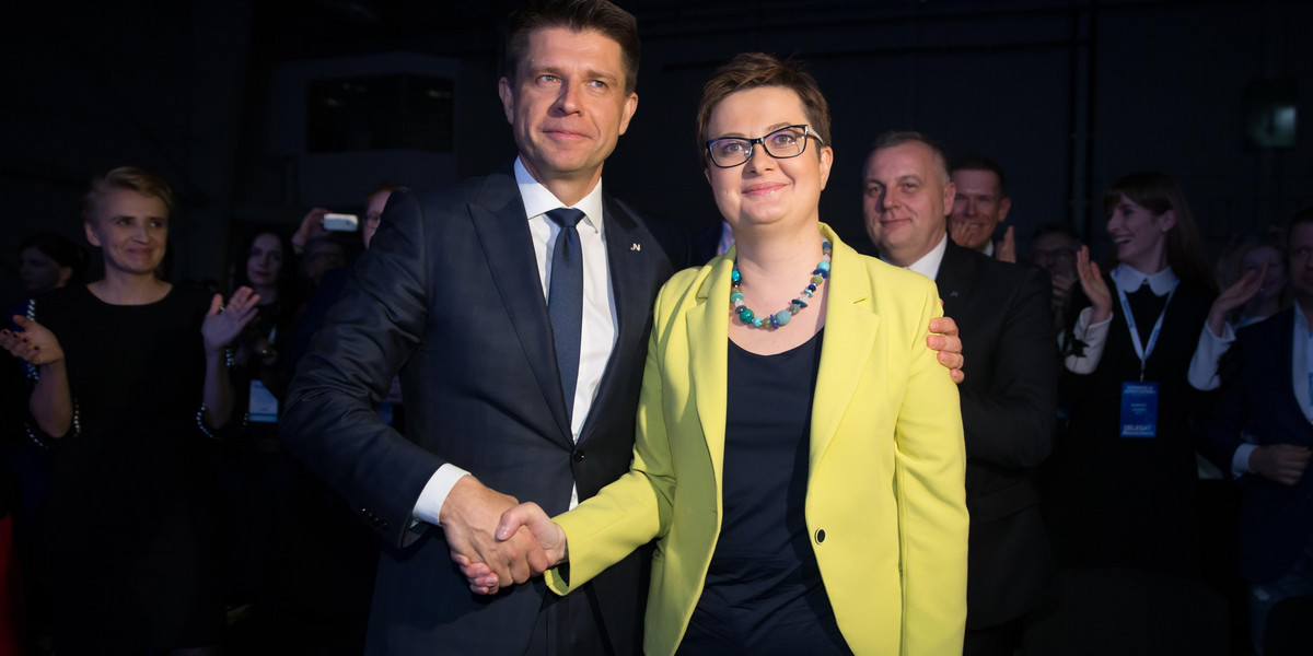 Katarzyna Lubnauer i Ryszard Petru